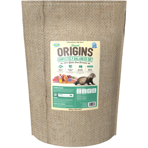 Vetafarm Origins Grain Free Pet Ferret Diet Food 10kg 