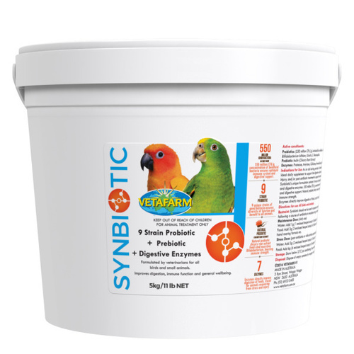 Vetafarm Probotic Bird Food Water Additive Supplement Vitamins 5kg