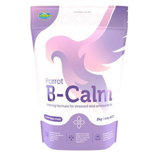 Vetafarm Parrot B-Calm Calming Formula for Stressed & Anxious Birds 2kg