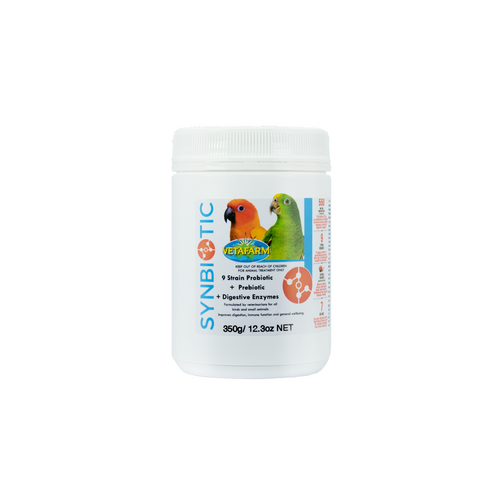Vetafarm Avian Synbiotic Digestive Support Bird Supplement 350g