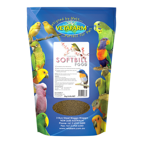 Vetafarm Vitality Song Breeding Supplement for Soft Bill Bird Food 2kg 