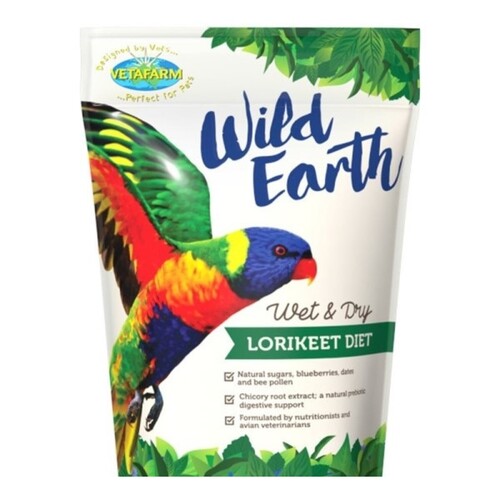 Vetafarm Wild Earth Wet & Dry Lorikeet Diet Mix 2kg