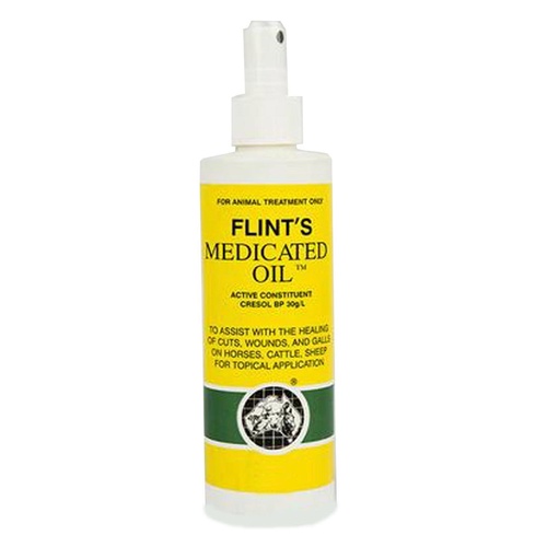 IAH Flints Medicated Oil Healing of Cuts & Wounds for Horses 500ml 