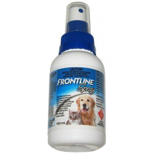 Frontline Fleas Treatment & Prevention Spray for Dogs & Cats 100ml