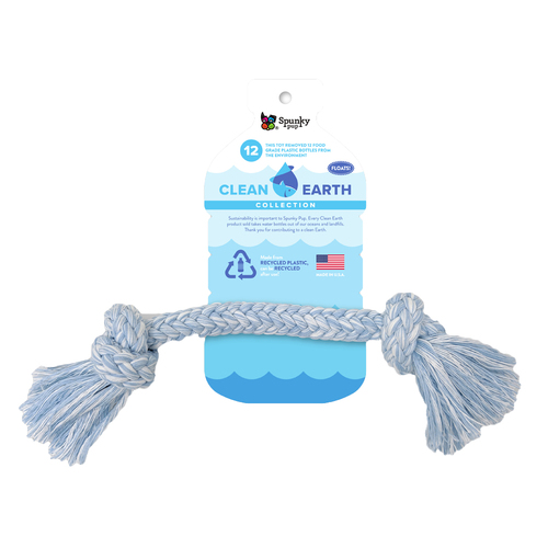 Spunky Pup Clean Earth Recycled Rope Dog Chew Toy Small