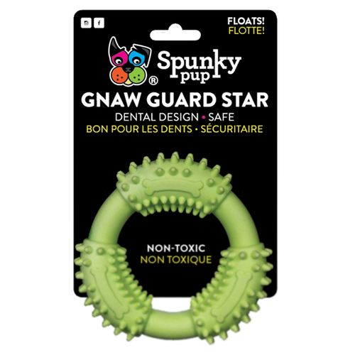 Spunky Pup Gnaw Ring Interactive Play Pet Dog Toy Small