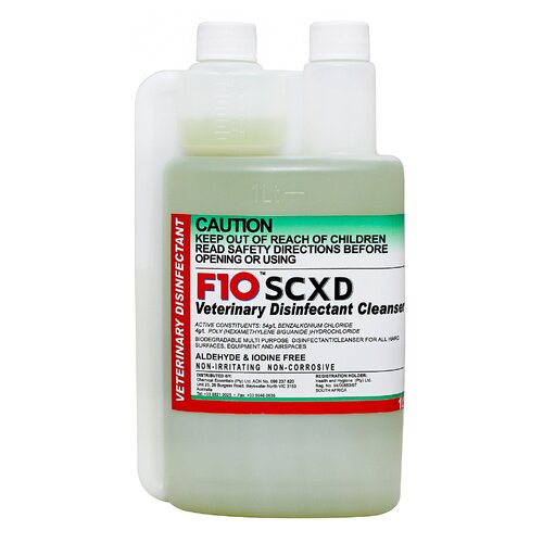 F10 SCXD Veterinary Disinfectant Cleanser Clear 1L