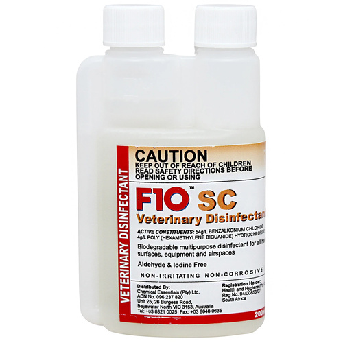F10SC Veterinary Total Spectrum Disinfectant Cleaner 200ml