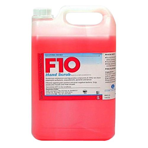 F10 Broad Spectrum Skin Decontaminant HandScrub 5L