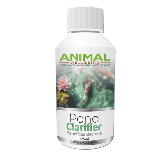 Animal Wellbeing Pond Clarifier Beneficial Bacteria Concentrated Solution 125ml