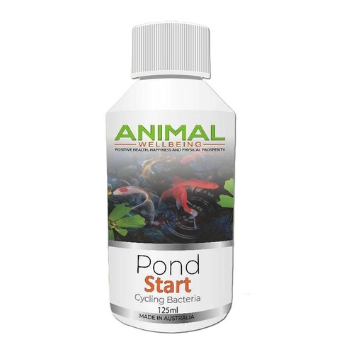Animal Wellbeing Pond Start Cycling Bacteria Water Care Solution 125ml