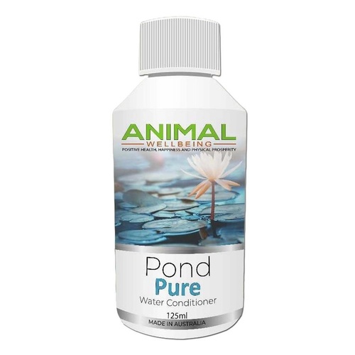 Animal Wellbeing Pond Pure Water Treatment Conditioner 125ml