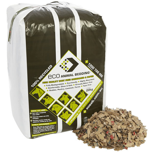 Eco Animal Bedding for Guinea Pigs Hamsters Rabbits & Reptiles 20kg