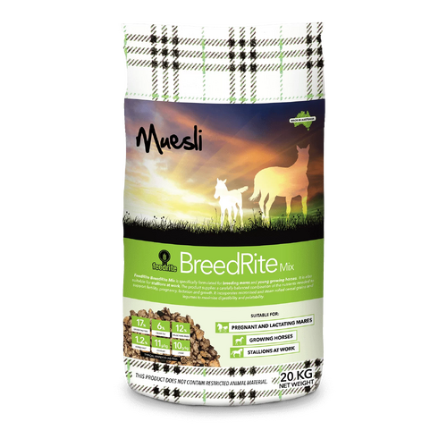 Feedrite BreedRite Mix Horse Feed for Pregnant & Lactating Mares 20kg