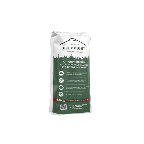 FeedRight Rhodes Haylage Nutritionally-Balanced Fibre for All Horses 16kg