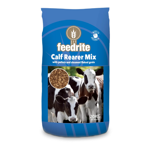 Feedrite Calf Rearer Mix with Pellets & Steamed Flaked Grain 20kg