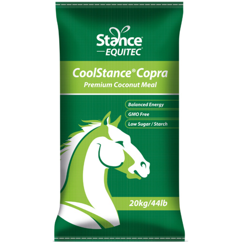 Stance Equitec Copra Meal Coconut Oil Organic Horse Feed High Fibre 20kg 