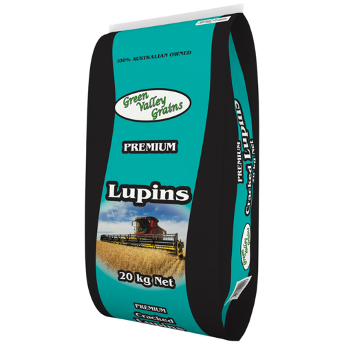 Green Valley Premium Whole Lupins Animal Feed Supplement 20kg