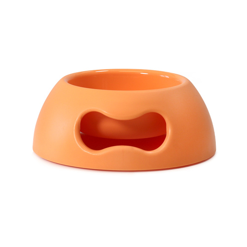 United Pets Pappy Durable Anti-Skid Dog Bowl Orange Small