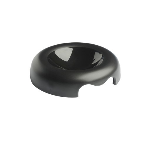 United Pets Kitty Anti-Skid Durable Cat Bowl Black