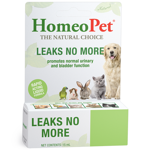 HomeoPet Leaks No More Urinary & Bladder Support for Pets 15ml