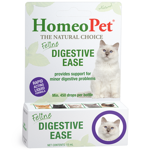 HomeoPet Feline Digestive Ease Natural Digestive Support for Cats 15ml