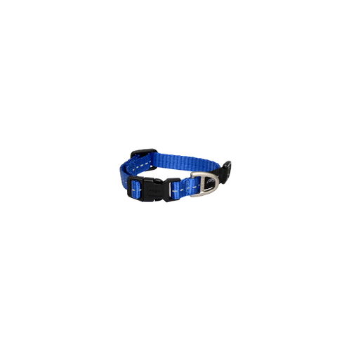 Rogz Classic Lockable Reflective Dog Collar Blue XS