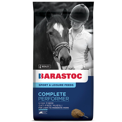 Barastoc High Fiber Muesli Horse Feed Complete Performer 20kg 