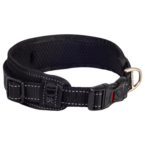 Rogz Classic Reflective Dog Collar Padded Black XL