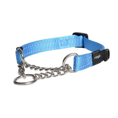 Rogz Control Obedience Non-Slip Dog Collar Turquoise Medium