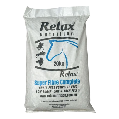 Relax Nutrition Super Fibre Complete Grain Free Feed for Horses 20kg