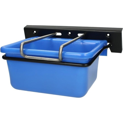 Horslyx Horse Lick Stable Holder with Detachable Restrictor Grill Blue 5kg