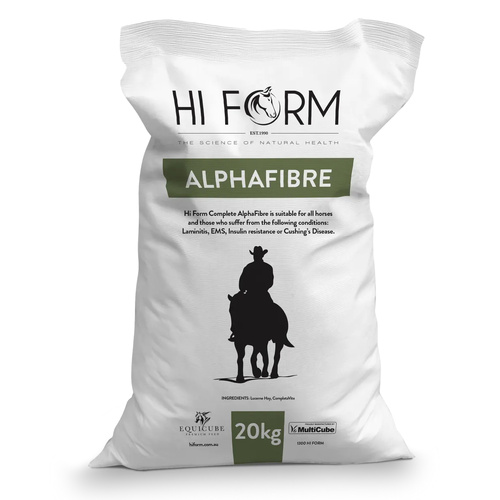 Hi Form Equicube Alphafibre Light & Medium Work Complete Balanced Horse Feed 20kg