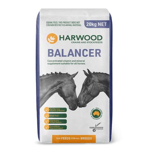 Harwood Grains Equine Balancer Horse Feed Supplement Pellet 20kg