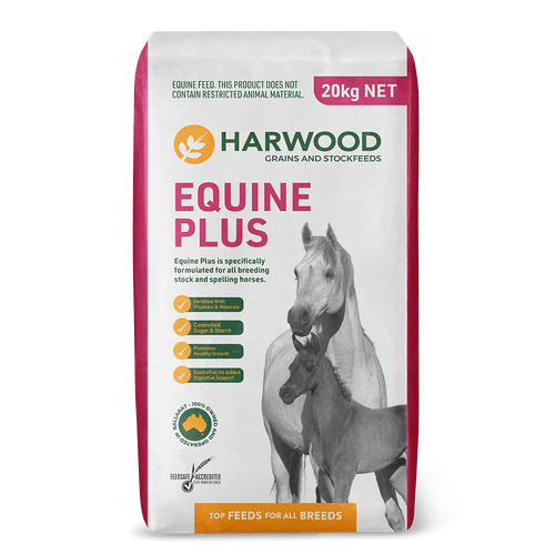 Harwood Grains Equine Plus Nutritional Balanced Feed for Spelling Horses 20kg