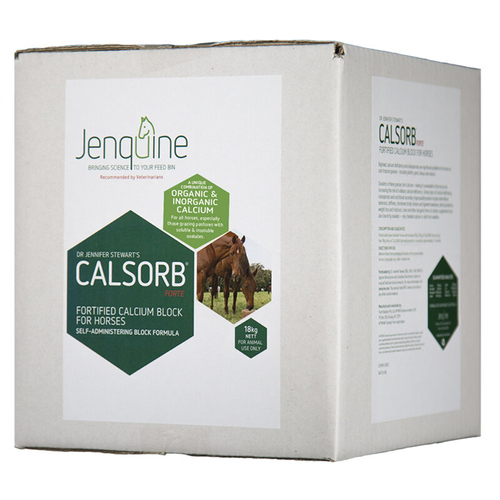 Dr Jennifer Stewarts Calsorb Forte Calcium Block for Horses 18kg