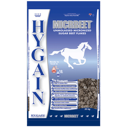 Hygain Micr Beet Flakes Horses Feed Supplement 20kg 