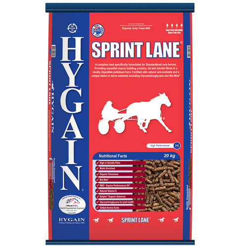 Hygain Sprint Lane Racing Horses Complete Nutritious Feed 20kg 
