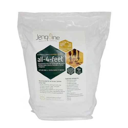 Jenquine All-4-Feet Nutrient Feed Balancer for Brood Mares & Weanlings 10kg