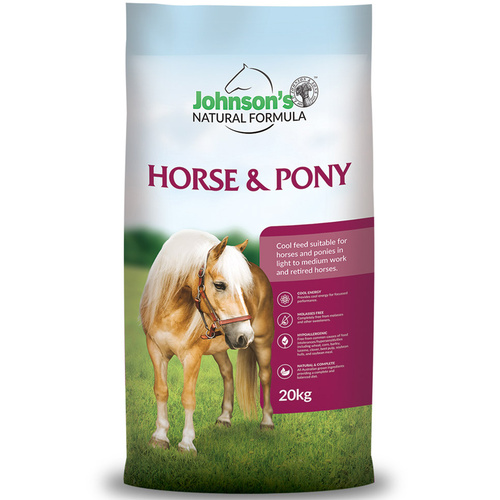 Johnsons Horse & Pony Natural Formula Complete Feed 20kg 