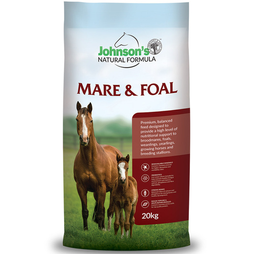 Johnsons Mare & Foal Natural Formula Pelleted Feed 20kg 
