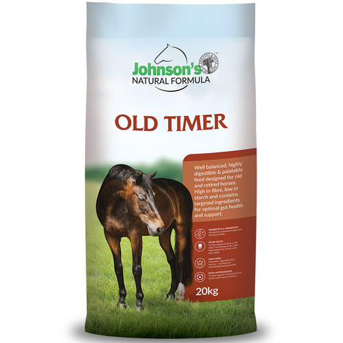 Johnsons Old Timer Old Horse Feed Formula 20kg 