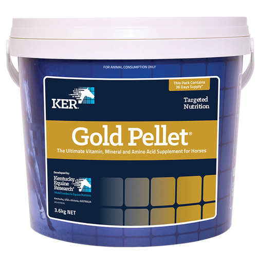 KER Equivit Gold Pellets Horse Vitamin Supplement 3.6kg