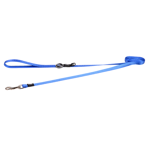 Rogz Classic Reflective Dog Safety Lead Blue Small
