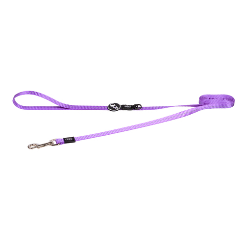Rogz Classic Reflective Dog Safety Lead Purple Small