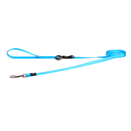 Rogz Classic Reflective Dog Safety Lead Turquoise Small