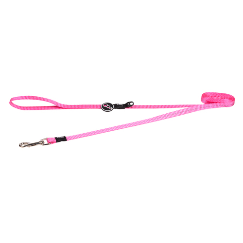 Rogz Classic Reflective Dog Safety Lead Pink Small
