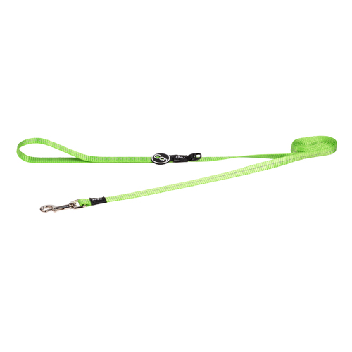 Rogz Classic Reflective Dog Safety Lead Lime Small
