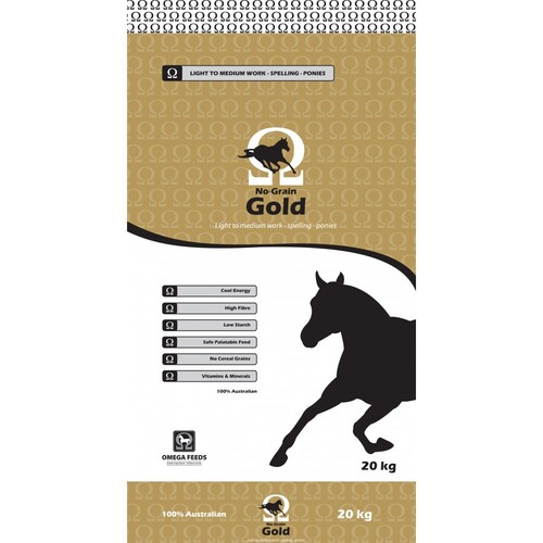 Omega No Grain Gold Horse Performance Feed Supplement 20kg
