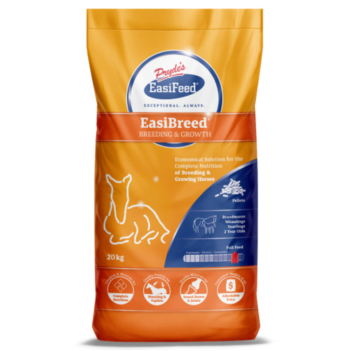 Prydes Easifeed Easibreed Breeding & Growth Horse Pellet 20kg